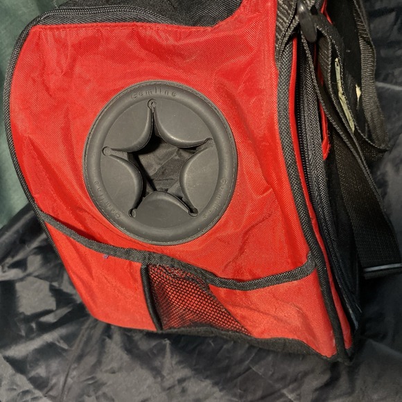 Vintage Gemline Tony The Tiger‎ Keebler Elf Kelloggs Cereal Gym Bag Black/Red - Picture 4 of 9